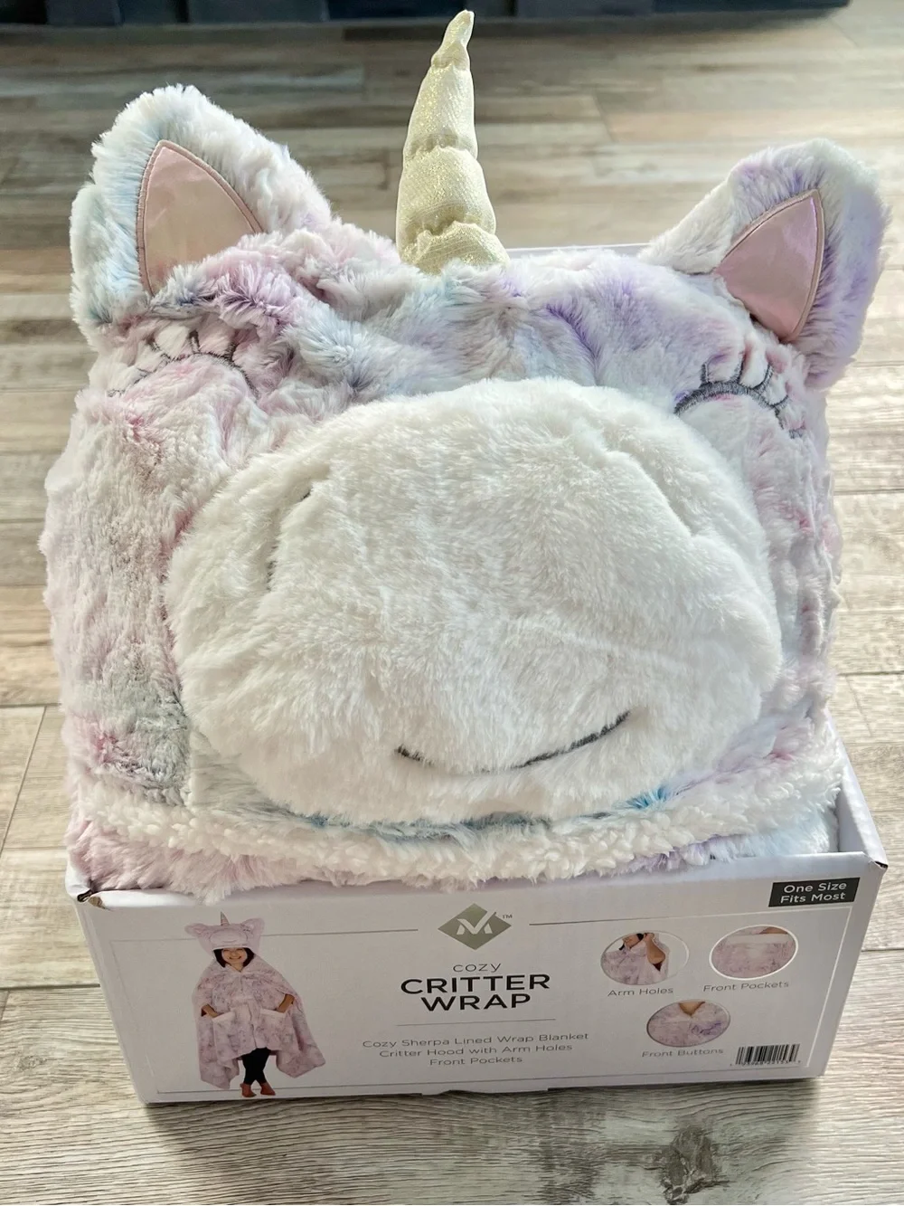 NWT Member's Mark-Cozy Critter Wrap, 43